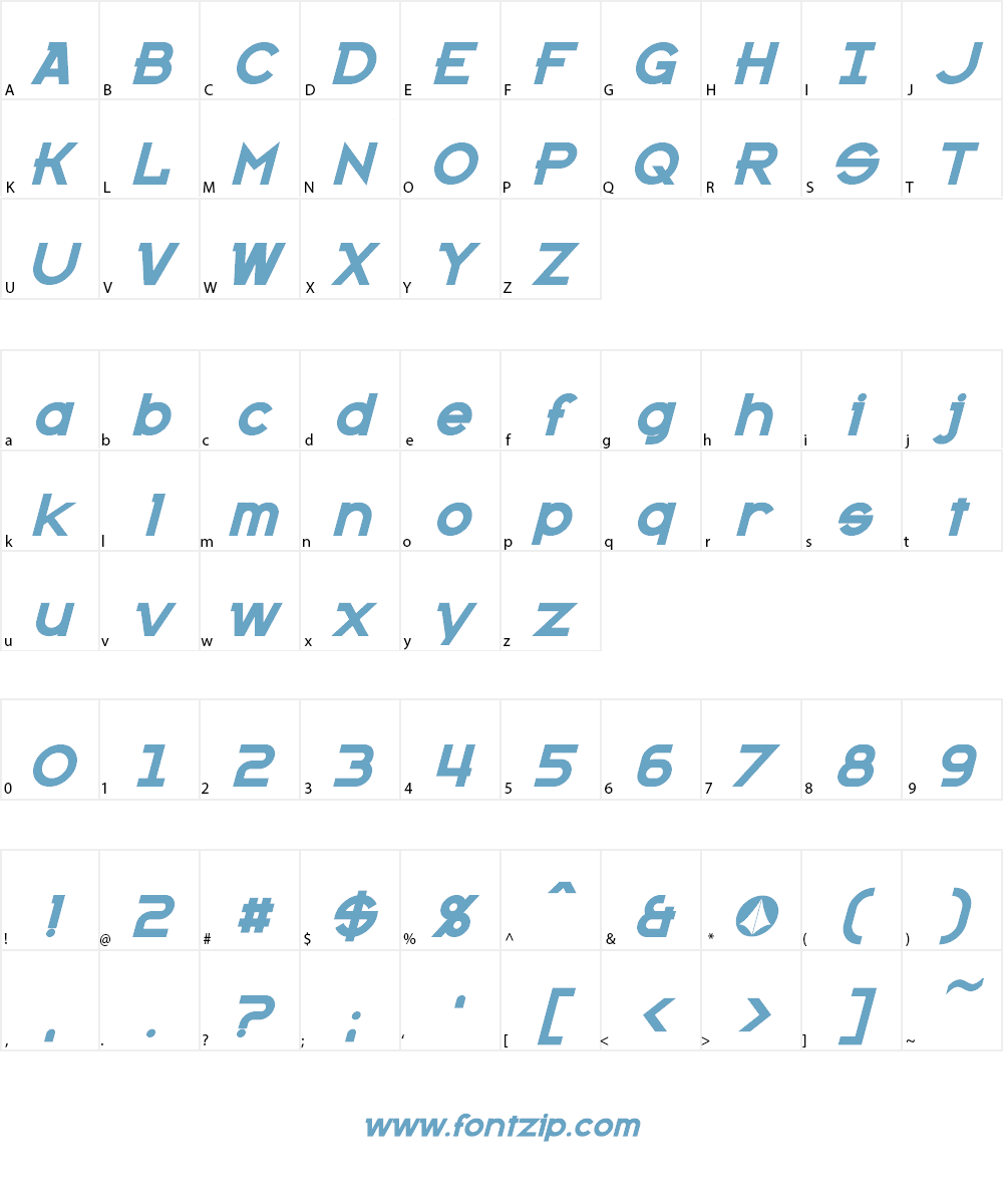 Kanno Font Character